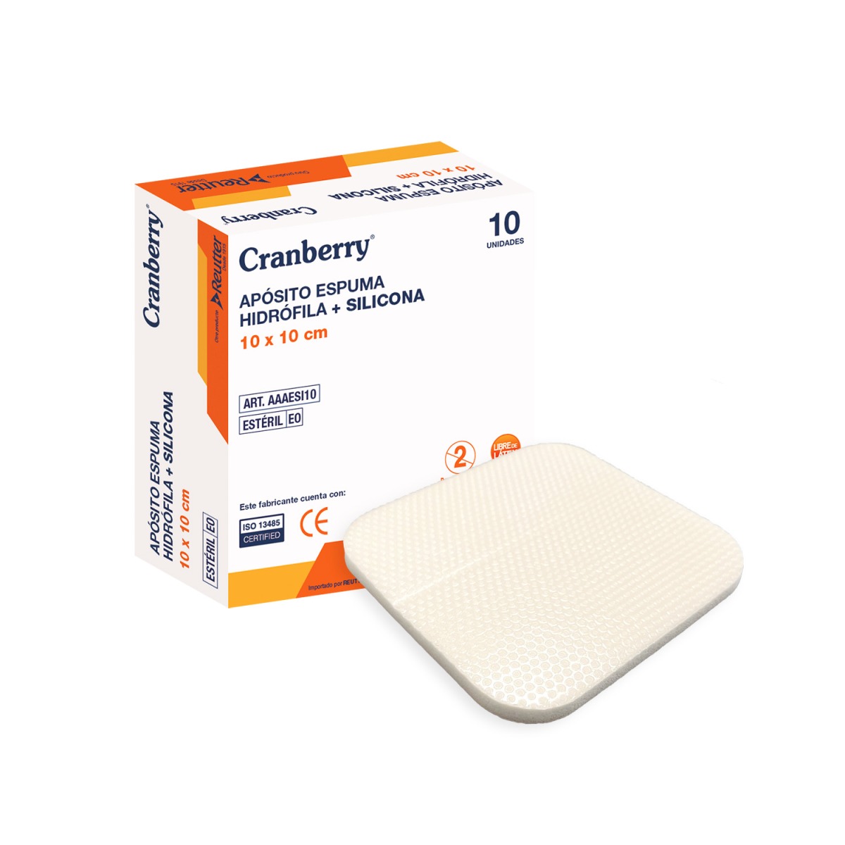 Apósito espuma hidrófila + silicona