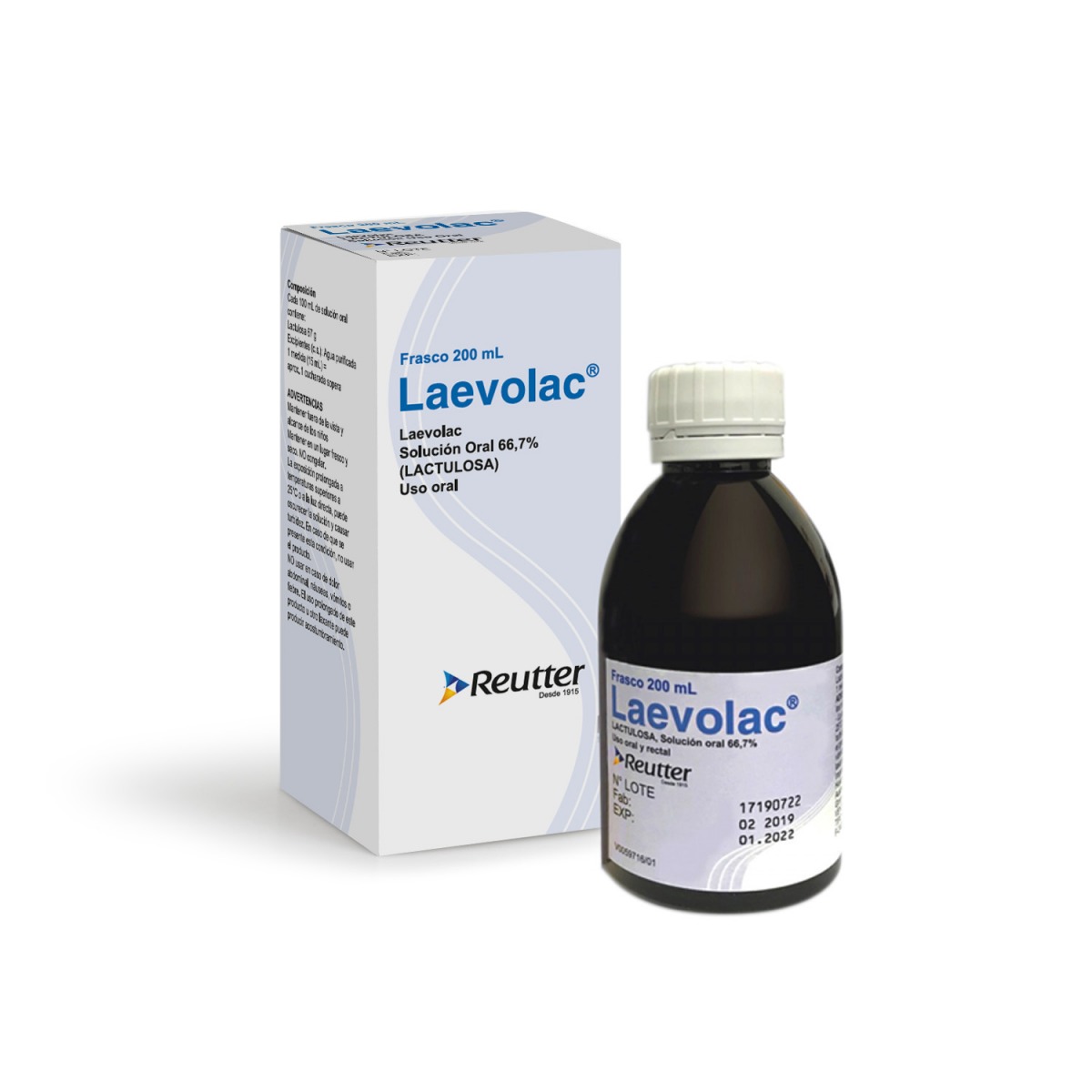 Laevolac® Solución oral 66,7% (Lactulosa).
